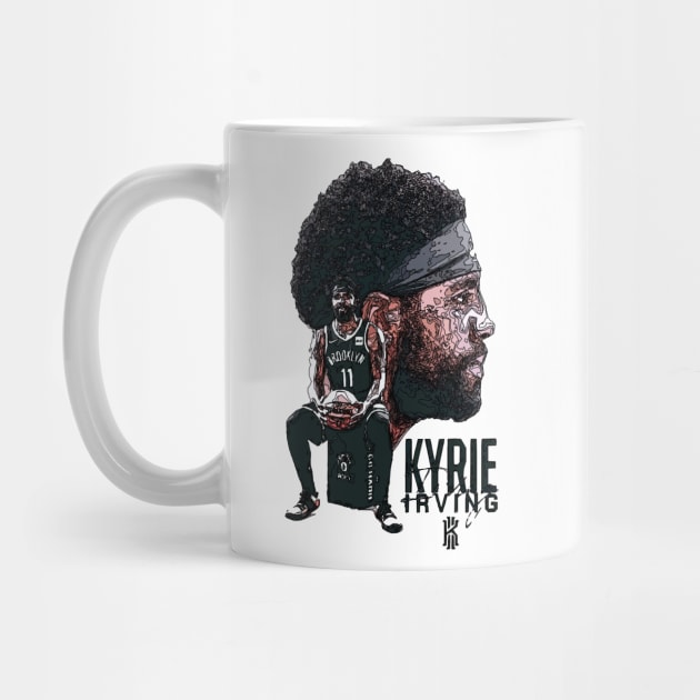 Kyrie Irving Basketball by Playful Creatives